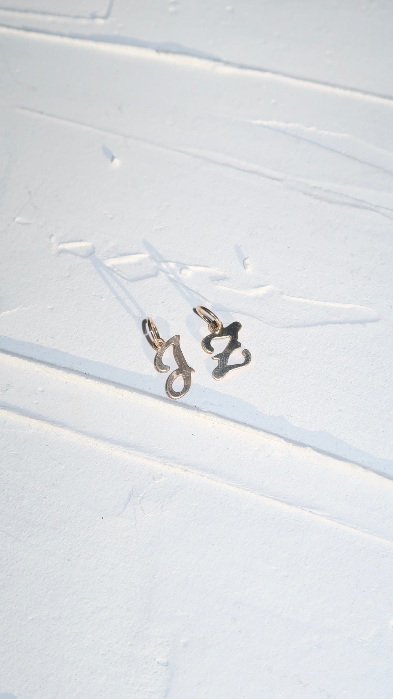 Cursive Initial Charm