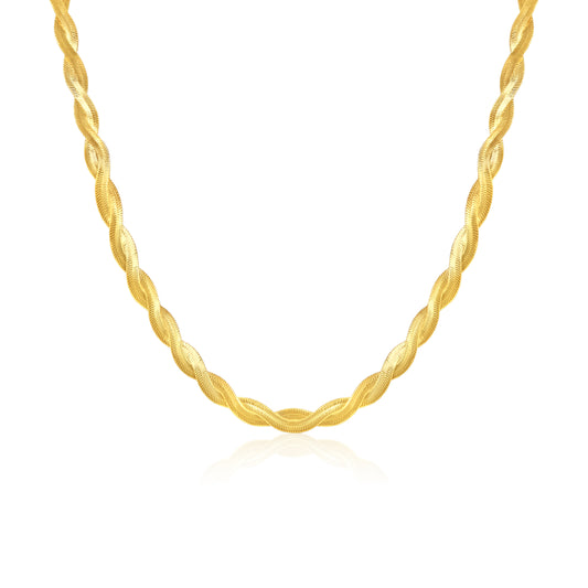 Braided Herringbone Necklace